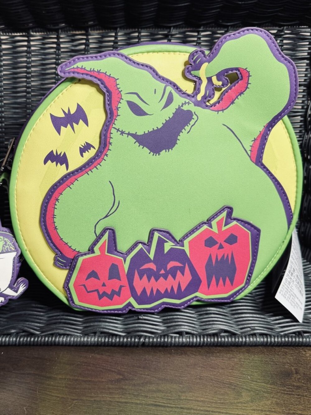 Loungefly Disney Oogie Boogie Bash 2025 Glow Convertible Crossbody Bag